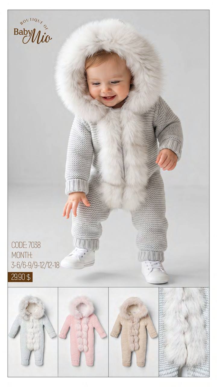 Baby Mio 7038 · Bleu clair — Nouveau-né en gros