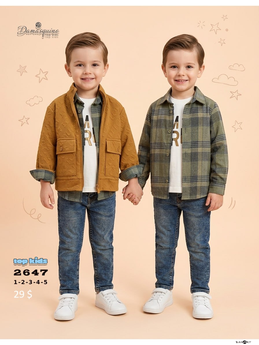 Damasquino Kids 2647 toptan Erkek Çocuk