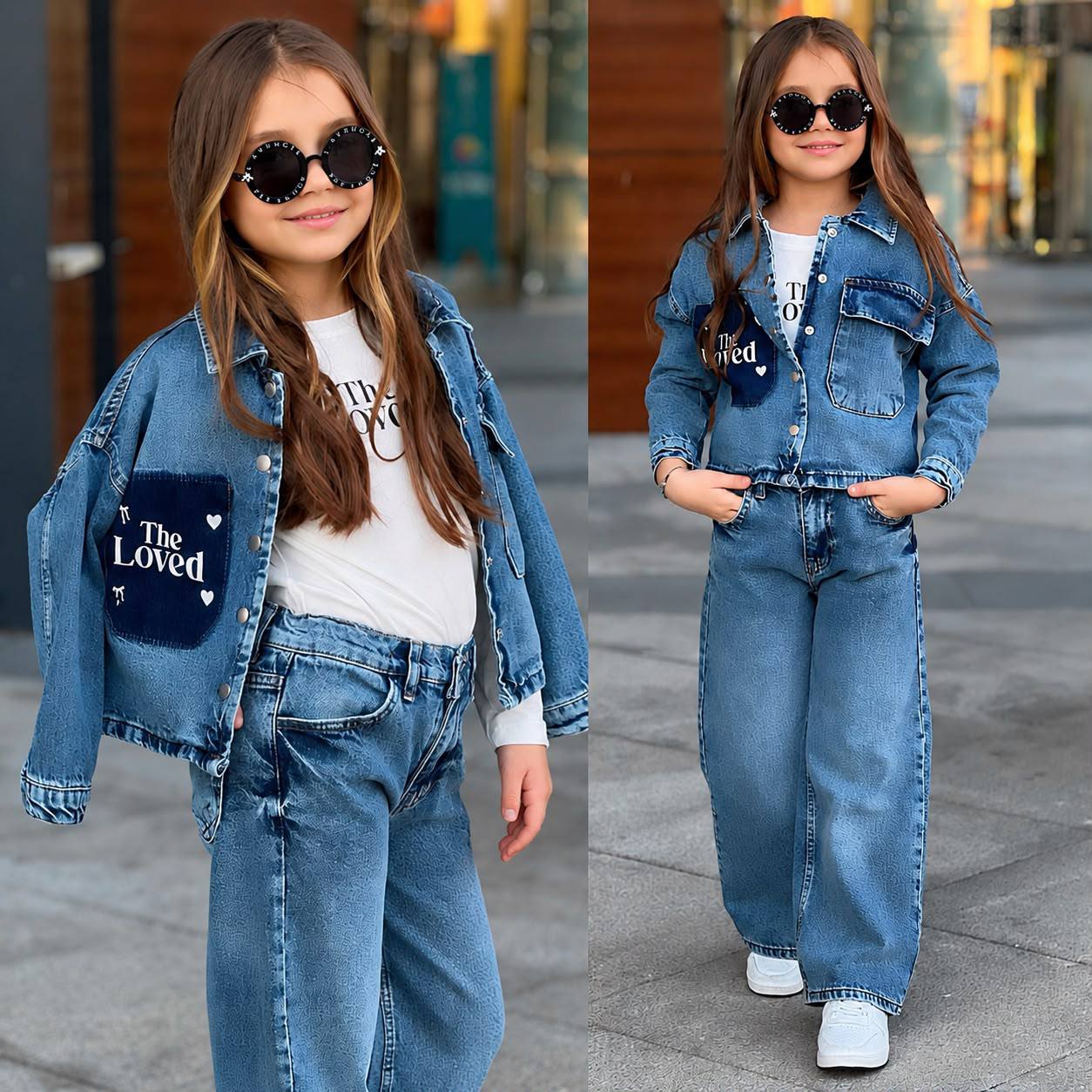 Bam Bam Kids 0626 · Blue wholesale Girls