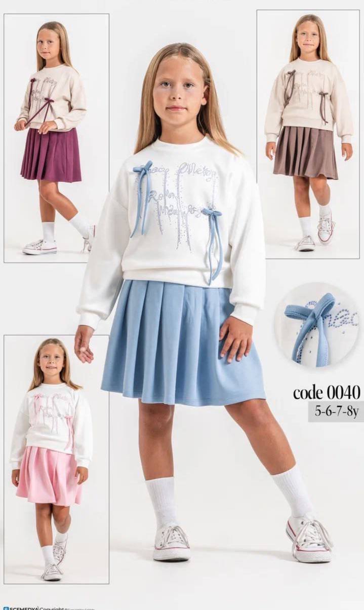 Sonöz Kids 0040 · Light blue wholesale Girls
