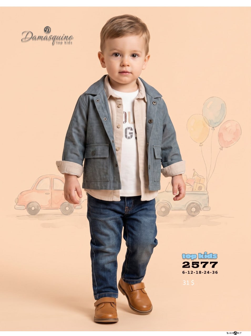 Damasquino Kids 2577 toptan Erkek Çocuk