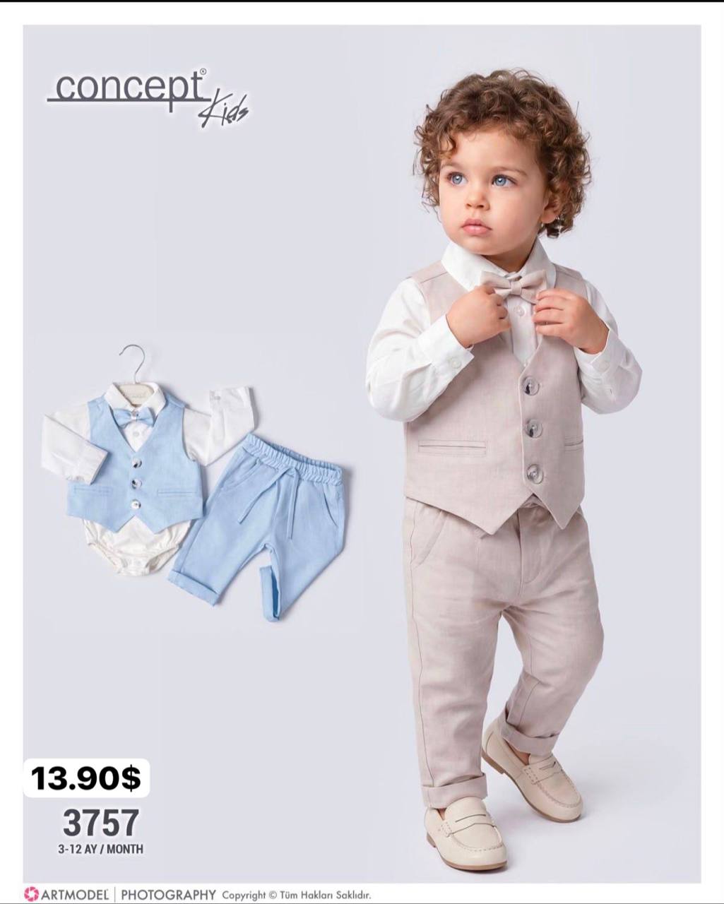 Concept Kids 3757 · Açık mavi toptan Erkek Çocuk
