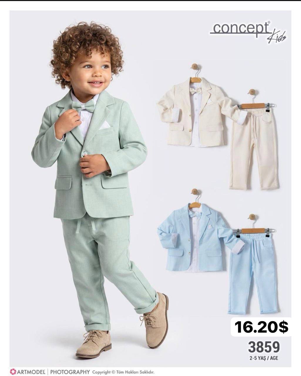 Concept Kids 3859 · Açık mavi toptan Erkek Çocuk