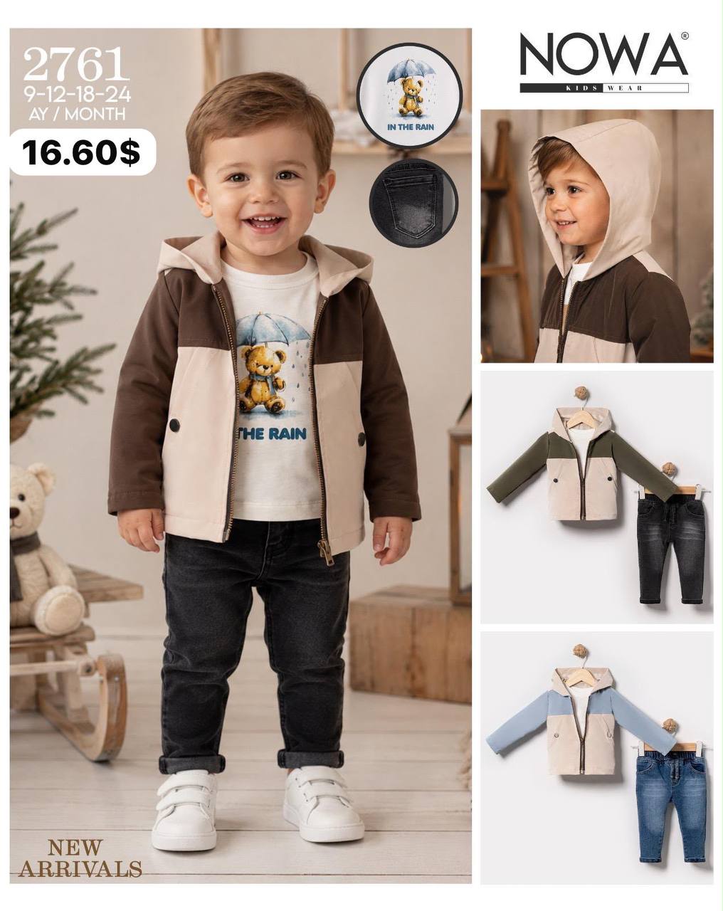 Nowa Kids 2761 · Açık mavi toptan Erkek Çocuk