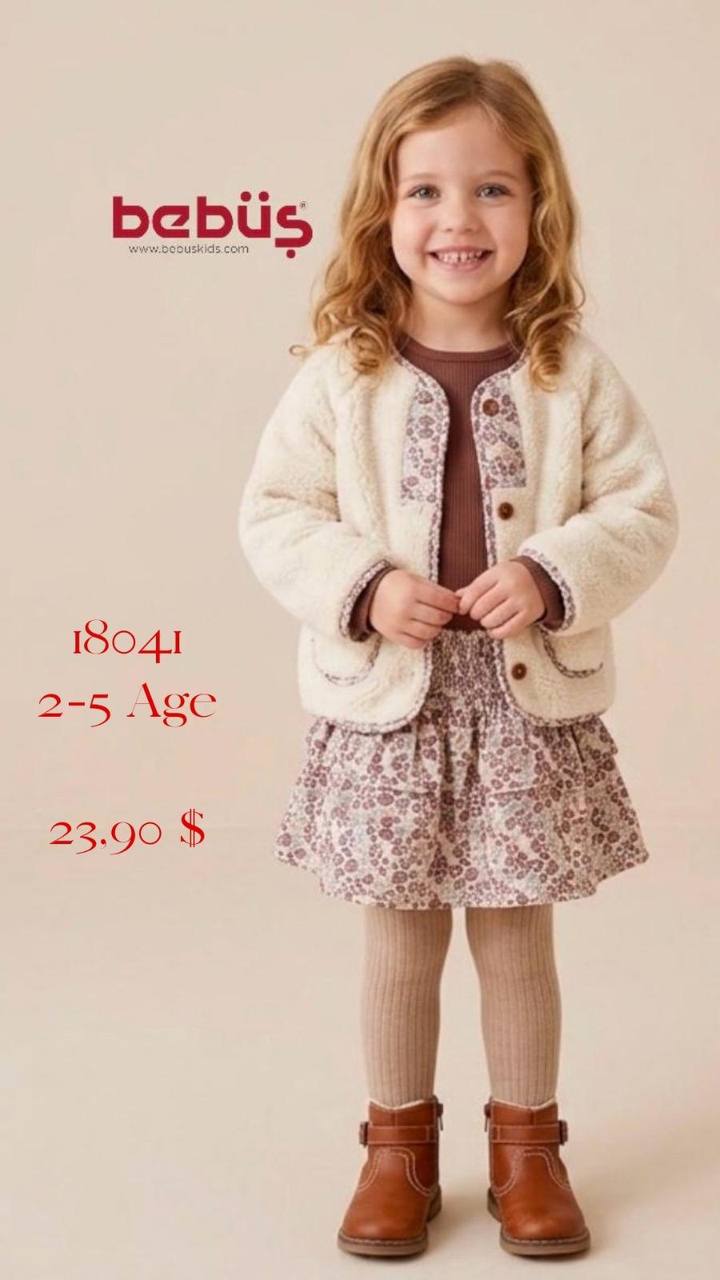 Bebüş Kids 18041 toptan Kız Çocuk