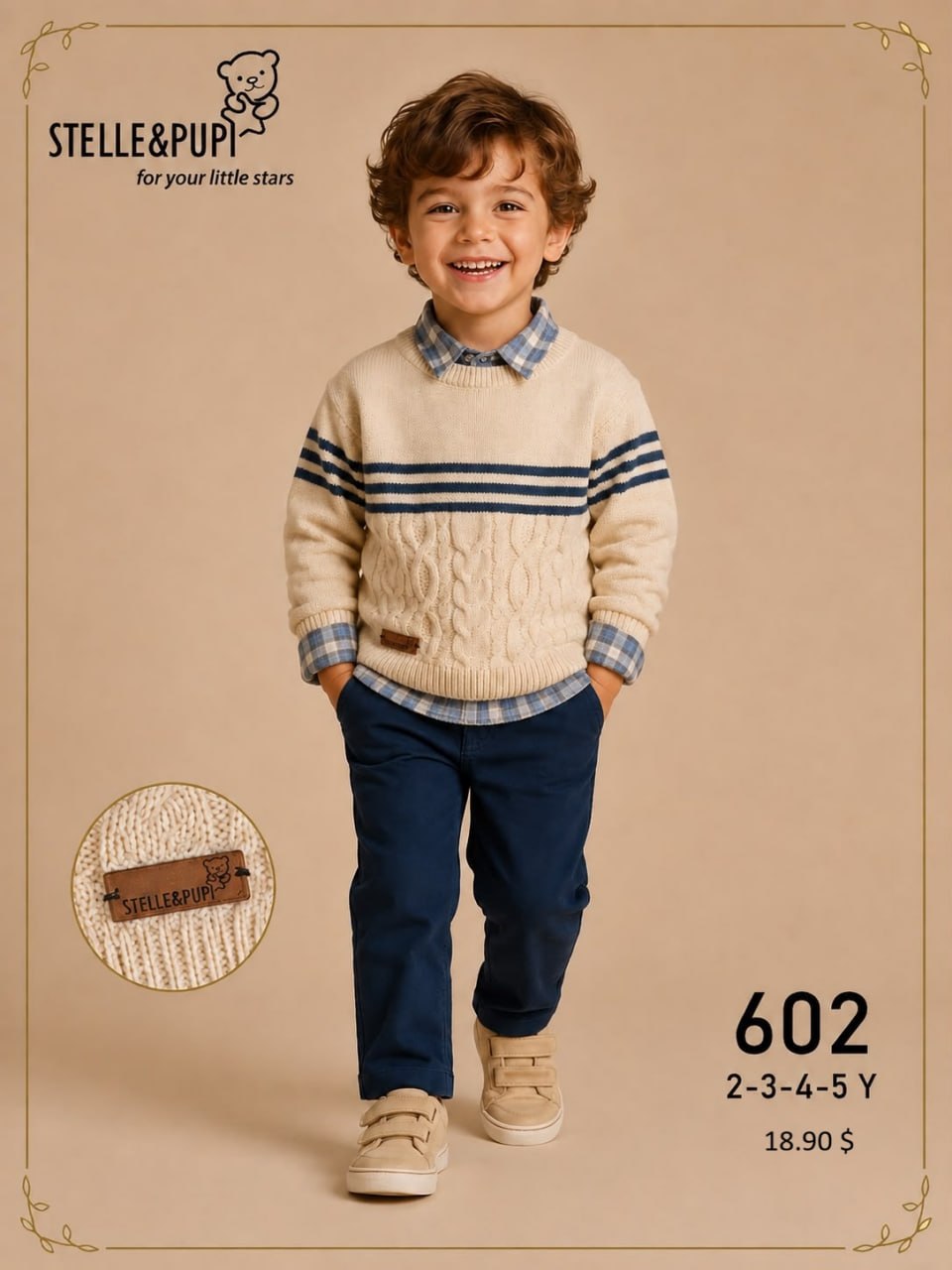 Stelle & Pupi Kids 603 — Garçons en gros