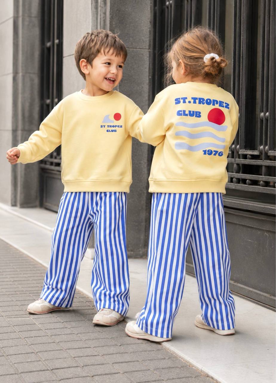 Unicorn Kids Sn.Tropez Club Yellow Tracksuit wholesale Girls