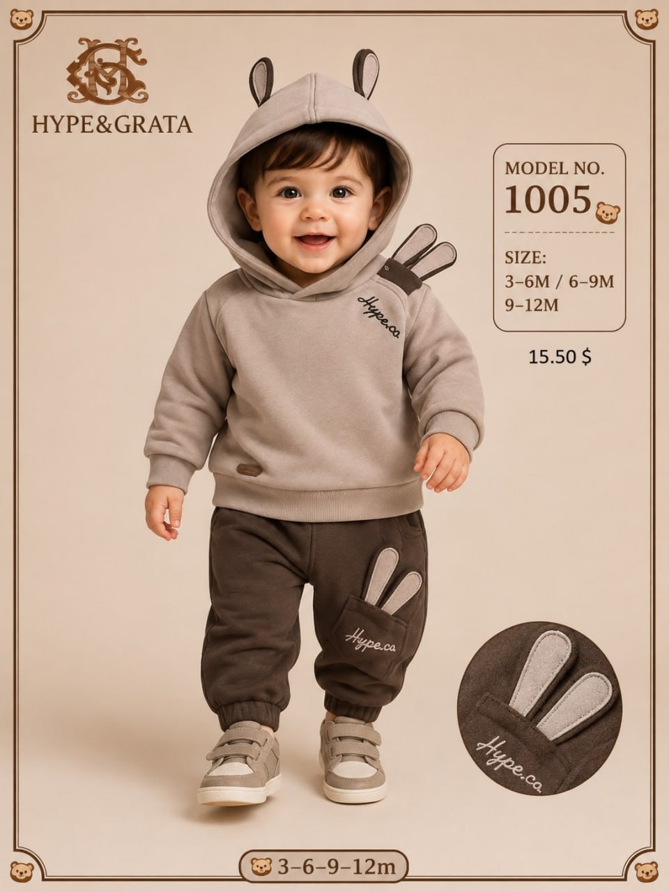 Hype&Grata Kids 1005 toptan Erkek Çocuk