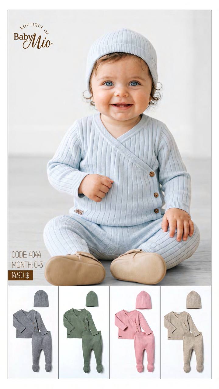 Baby Mio 4044 · Bleu clair — Nouveau-né en gros