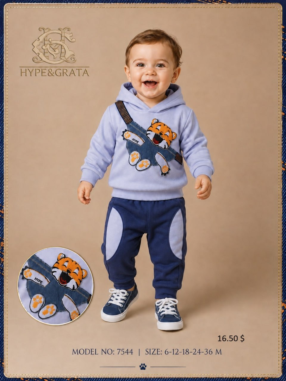 Hype&Grata Kids 7544 toptan Erkek Çocuk