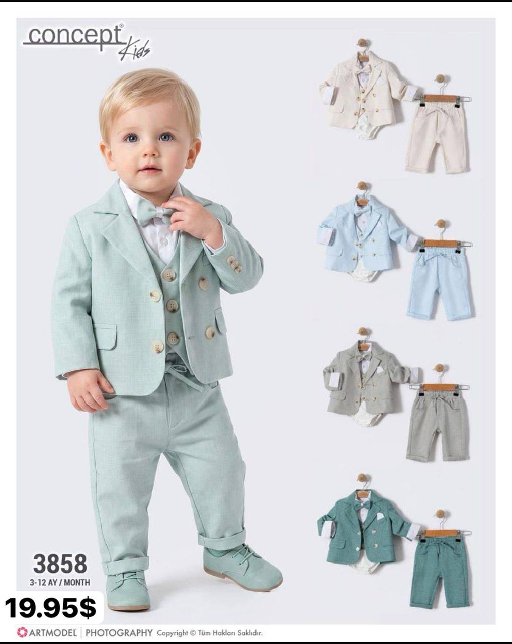 Concept Kids 3858 · Açık mavi toptan Erkek Çocuk