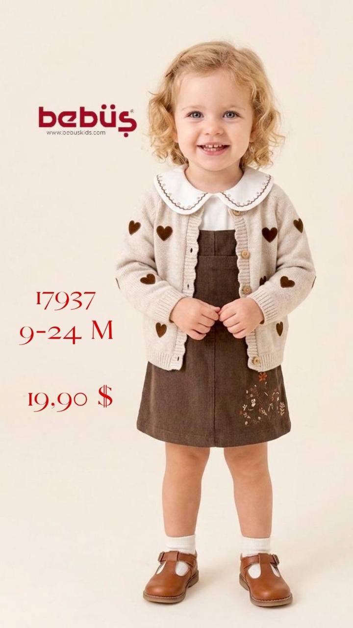 Bebüş Kids 17937 toptan Kız Çocuk