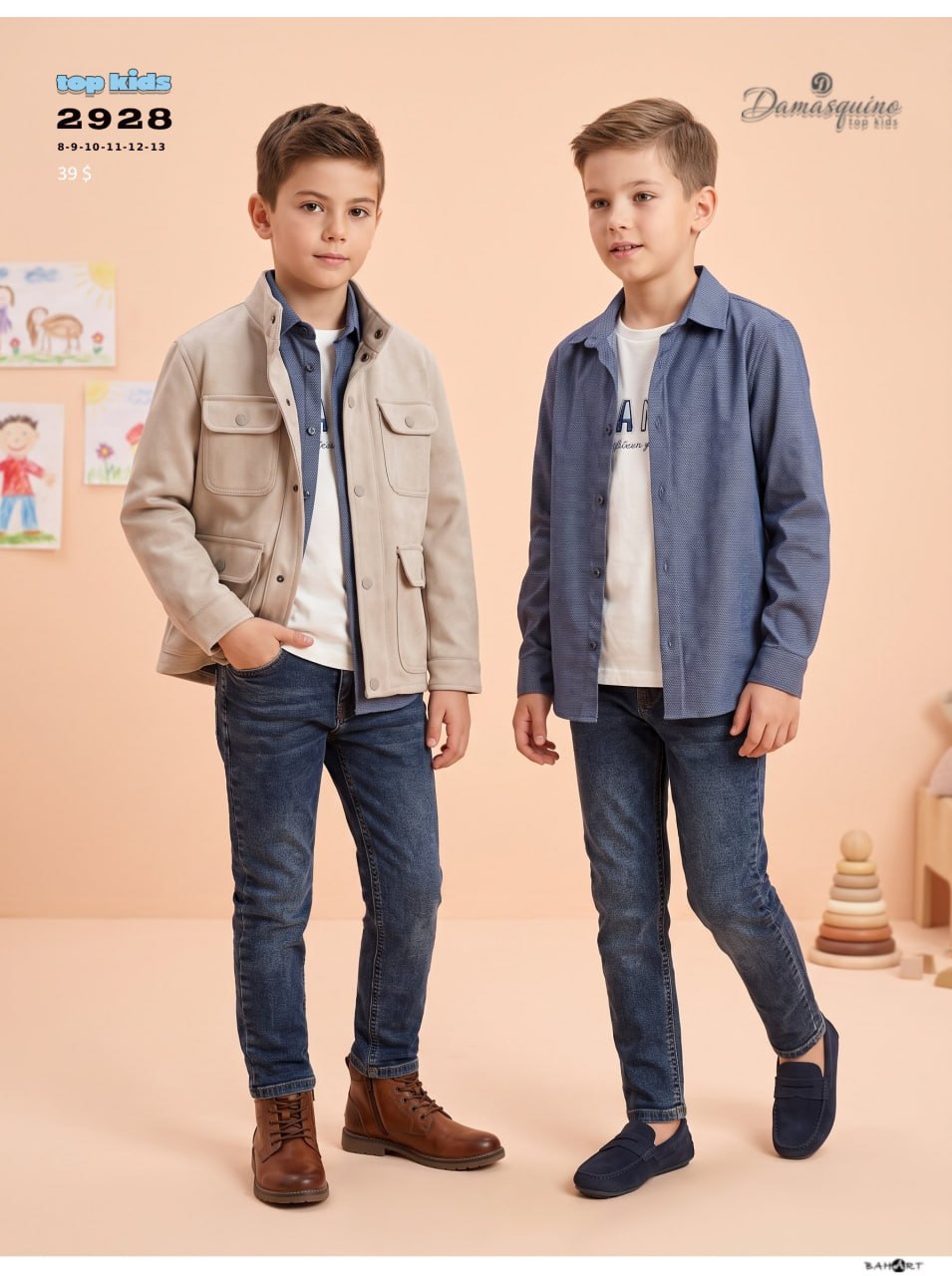 Damasquino Kids 2928 toptan Erkek Çocuk