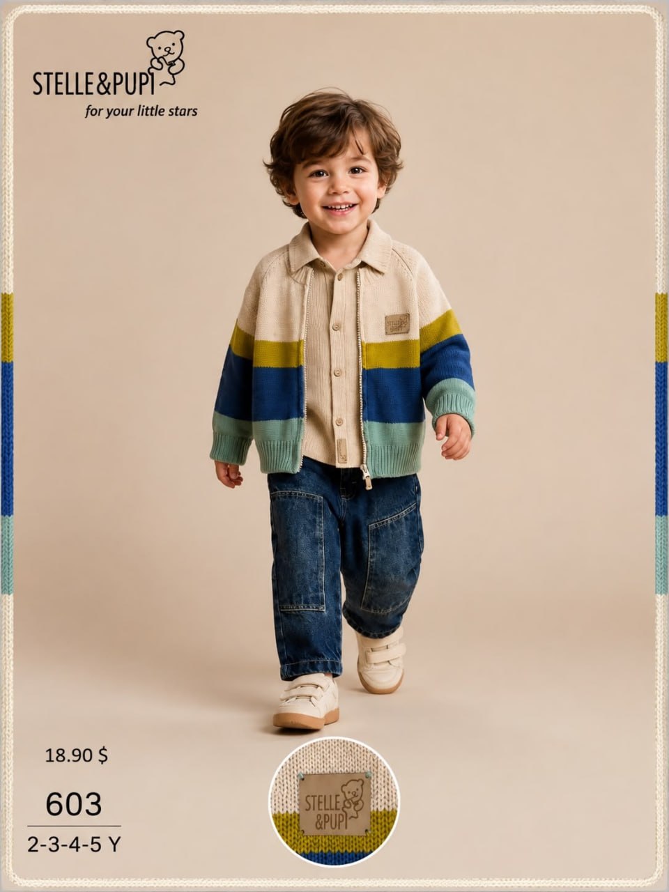 Stelle & Pupi Kids 603 — Garçons en gros