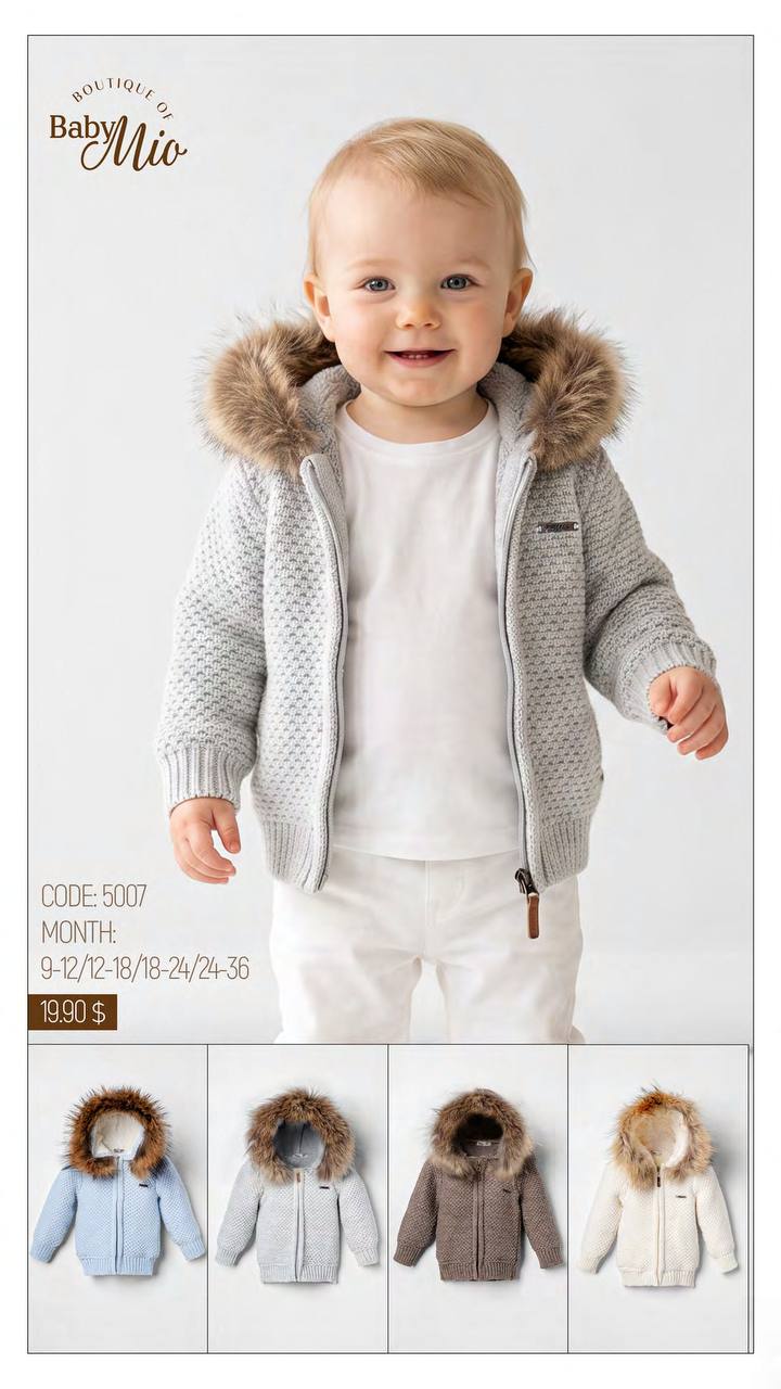 Baby Mio 5007 · Bleu clair — Nouveau-né en gros