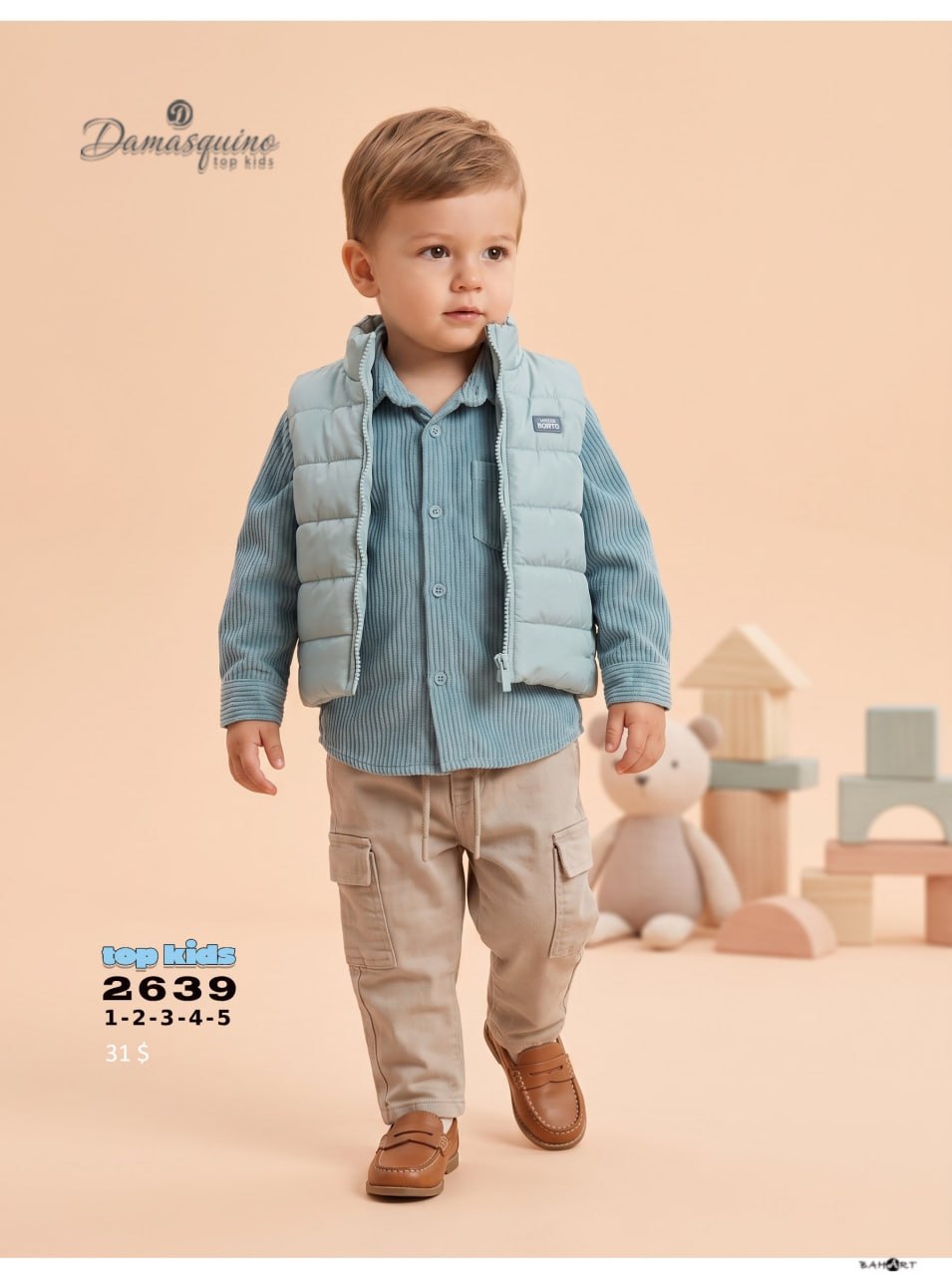 Damasquino Kids 2639 · Turkuaz toptan Erkek Çocuk