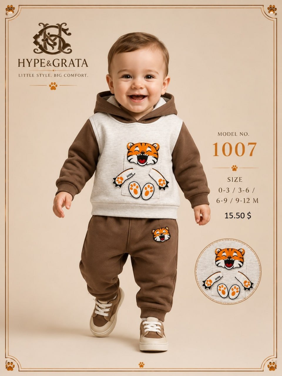 Hype&Grata Kids 1007 toptan Erkek Çocuk