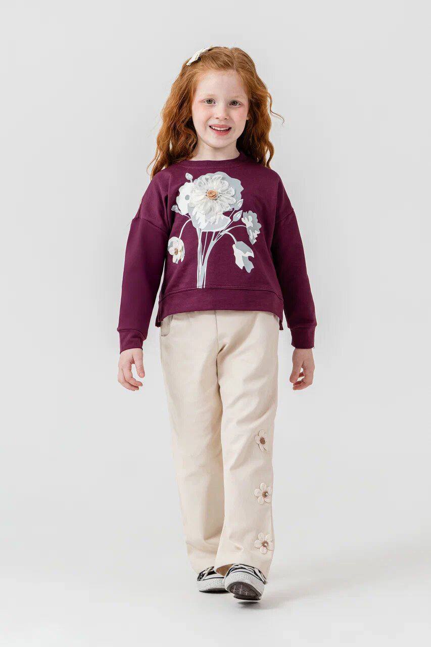 Harby Kids Y127 · Burgundy wholesale Girls