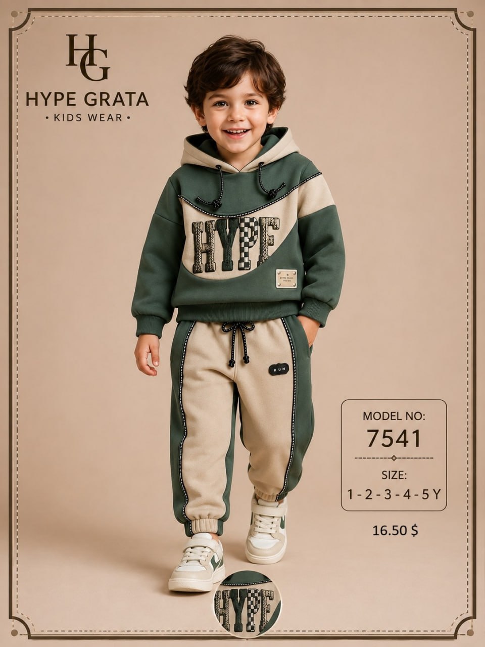 Hype&Grata Kids 7541 toptan Erkek Çocuk