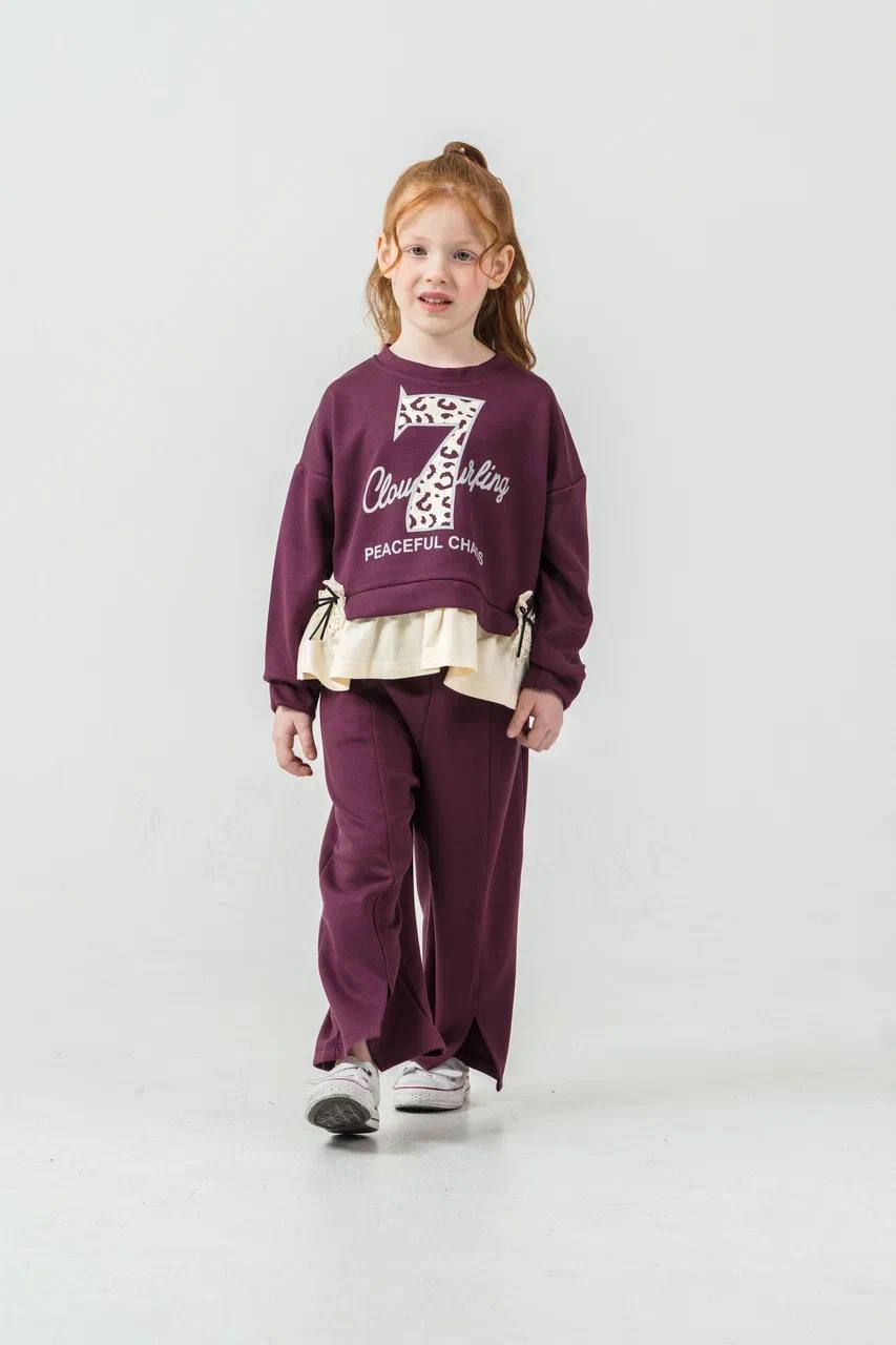 Harby Kids Y124 · Burgundy wholesale Girls