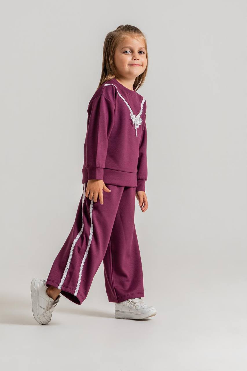 Harby Kids Y333 · Burgundy wholesale Girls