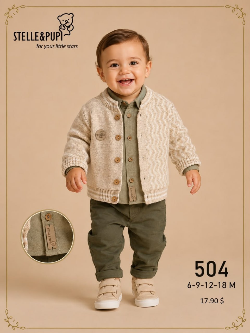 Stelle & Pupi Kids 504 — Garçons en gros