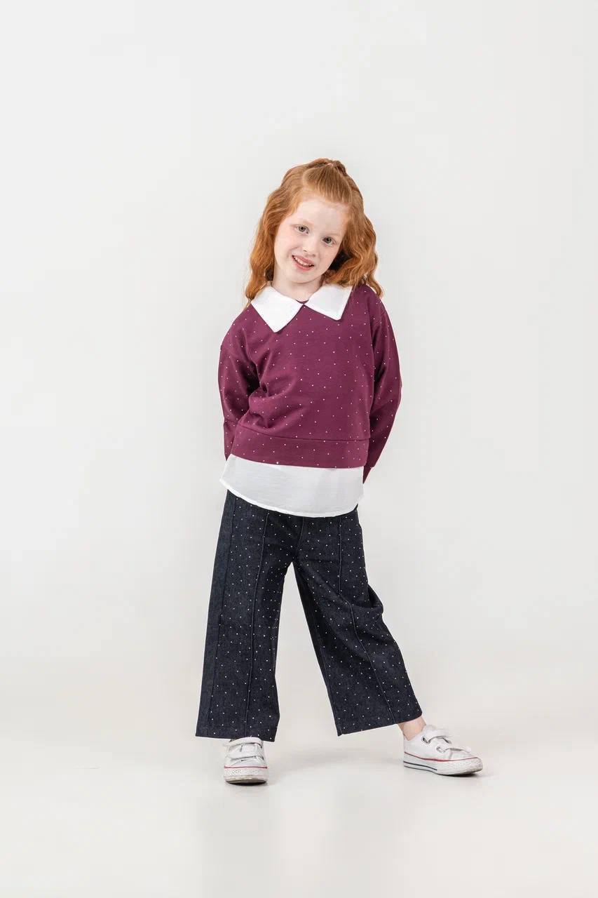 Harby Kids E129 · Burgundy wholesale Girls
