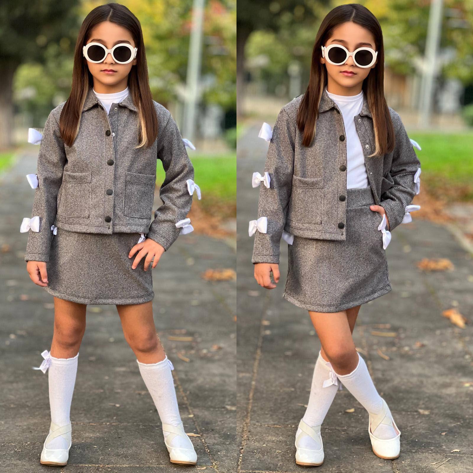 Surprise Kids 3505 · Antrasit toptan Kız Çocuk