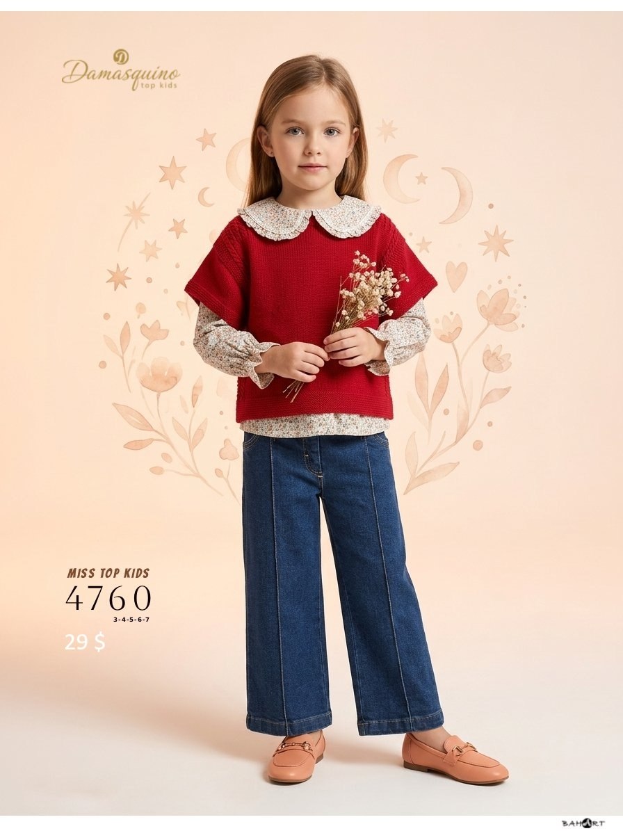Damasquino Kids 4760 toptan Kız Çocuk