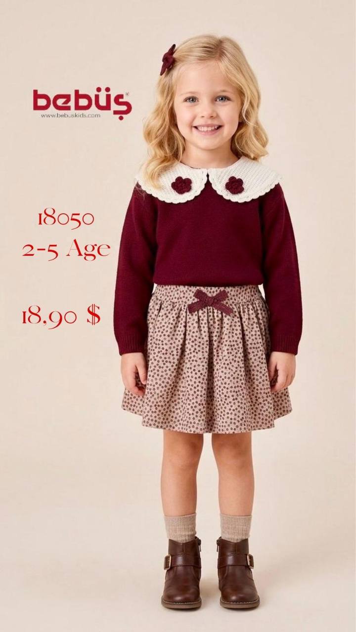 Bebüş Kids 18050 toptan Kız Çocuk