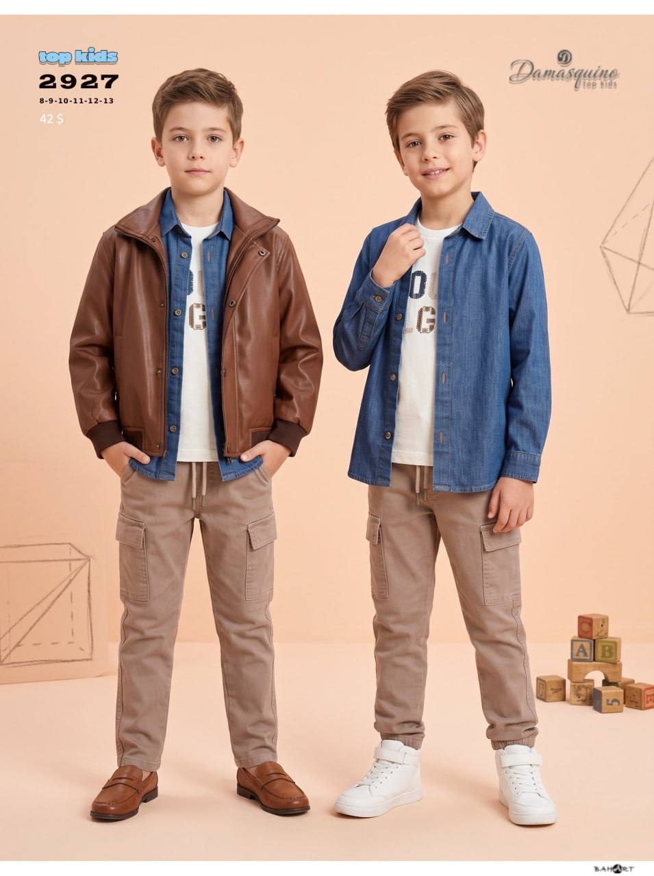 Damasquino Kids 2927 toptan Erkek Çocuk