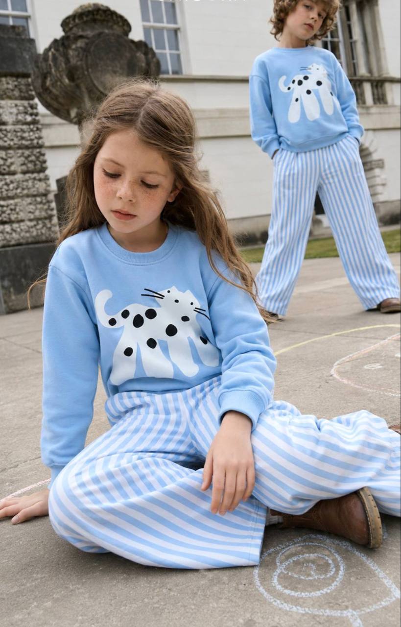 Unicorn Kids Blue Cat Tracksuit wholesale Girls