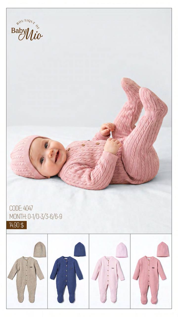 Baby Mio 4047 · Beige — Nouveau-né en gros
