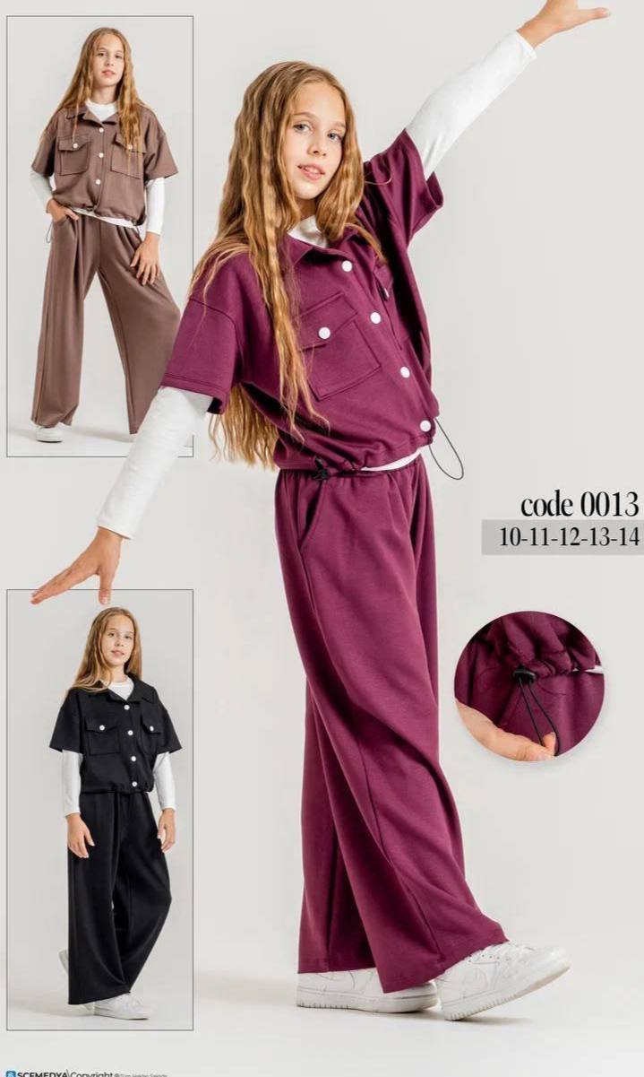 Sonöz Kids 0013 · Burgundy wholesale Girls