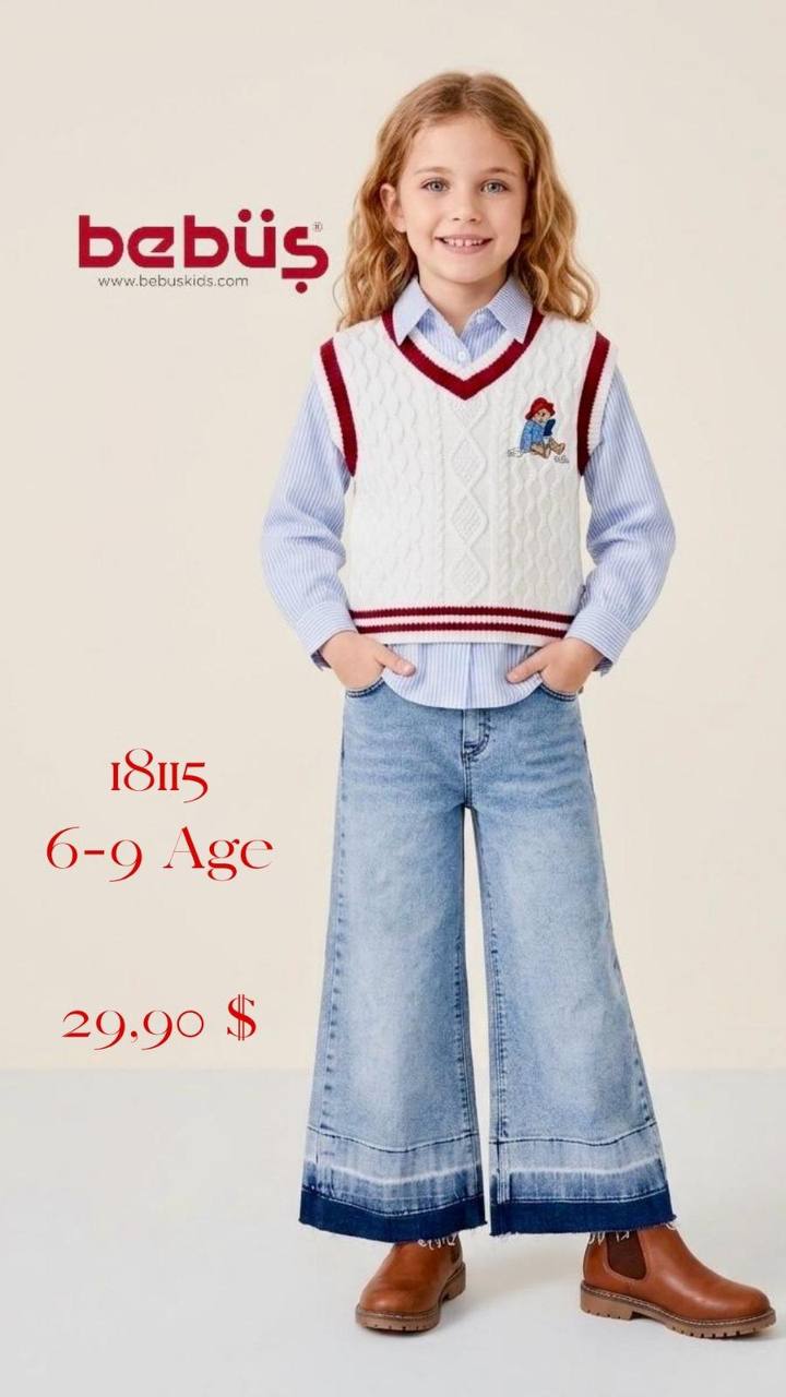 Bebüş Kids 18115 toptan Kız Çocuk