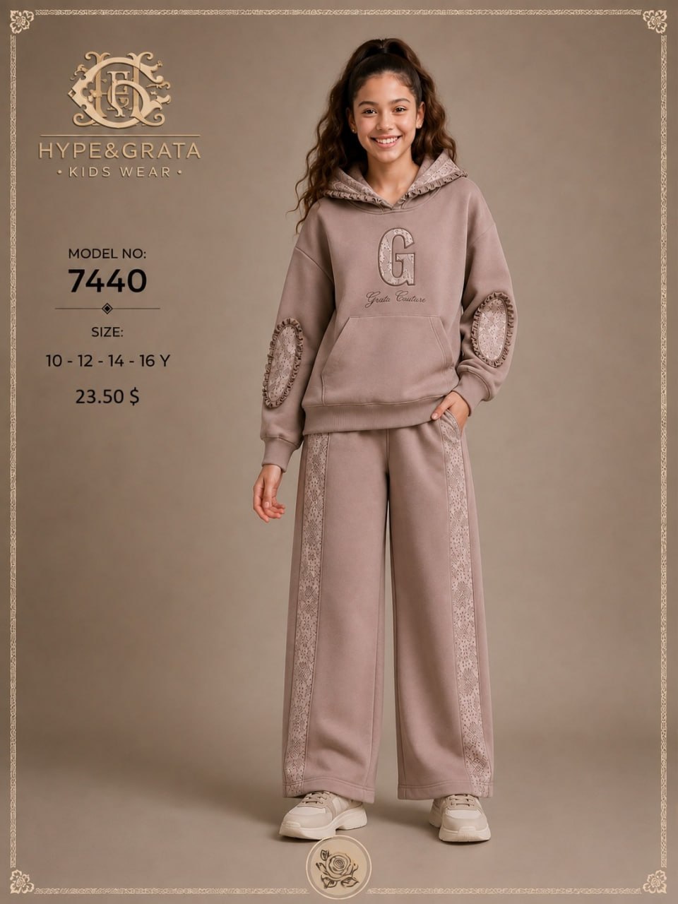 Hype&Grata Kids 7440 toptan Kız Çocuk
