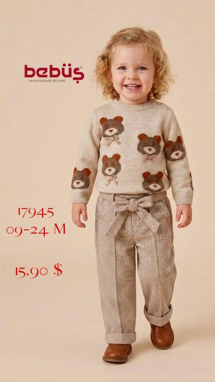 Bebüş Kids 17945 toptan Kız Çocuk