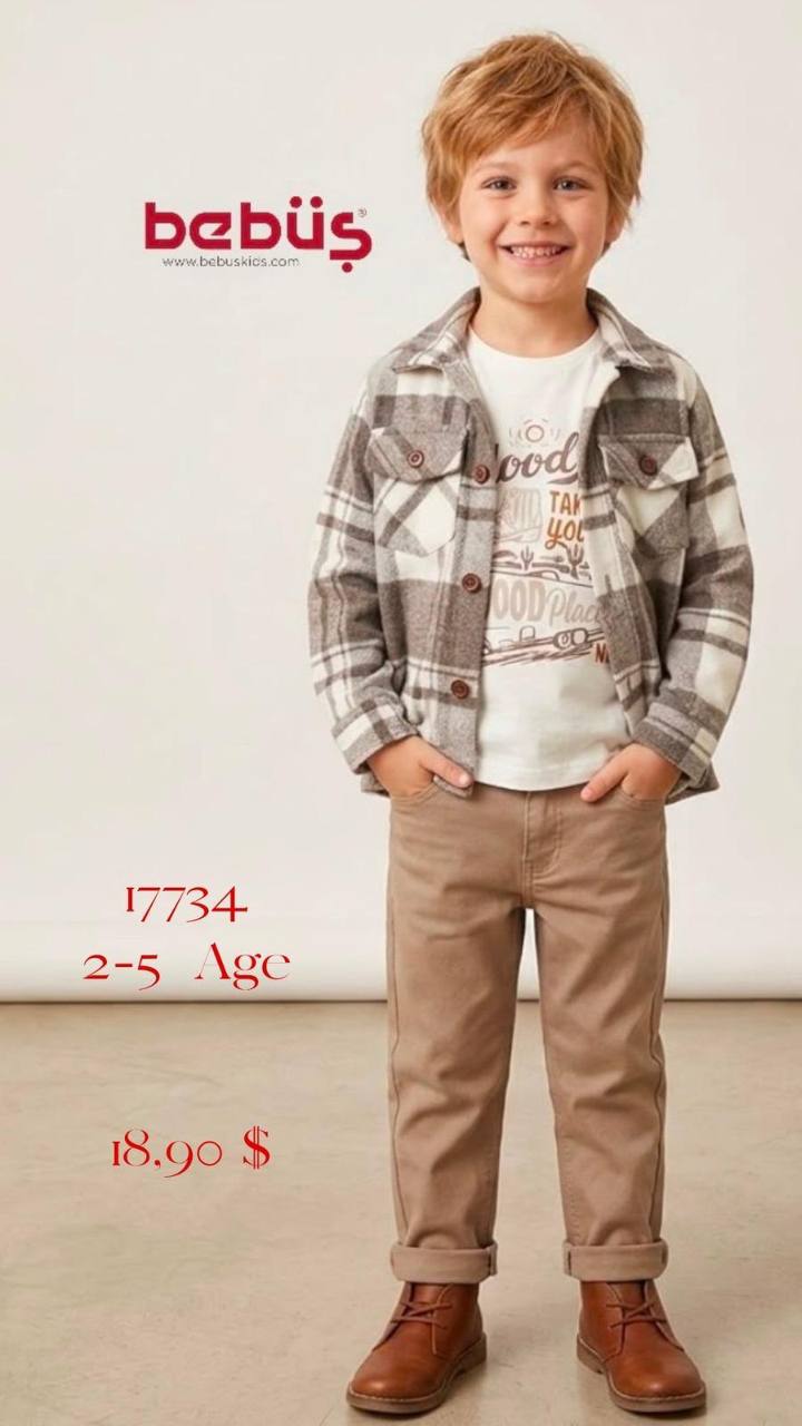 Bebüş Kids 17734 toptan Erkek Çocuk