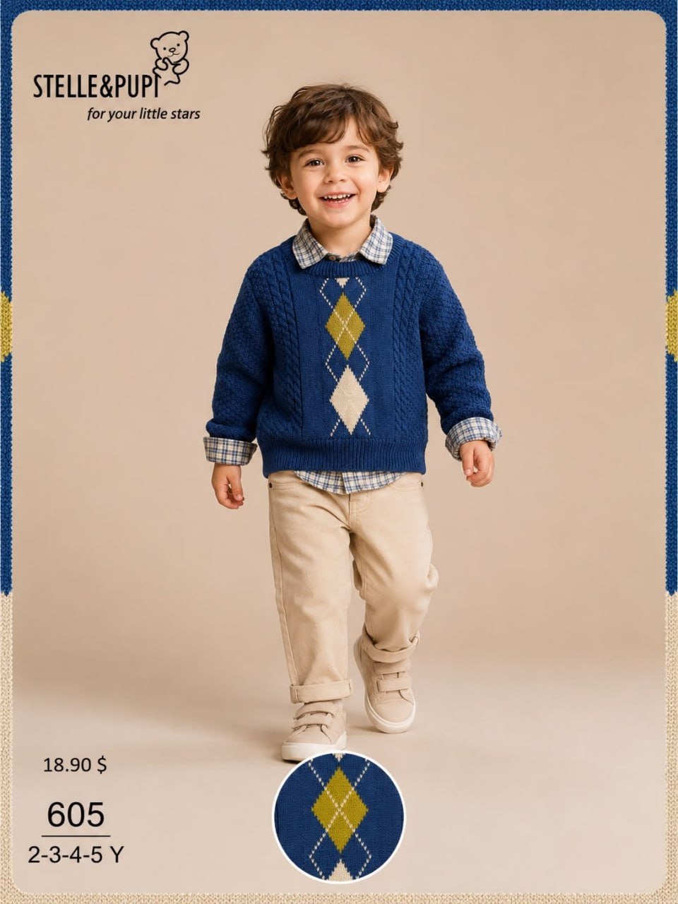 Stelle & Pupi Kids 605 — Garçons en gros