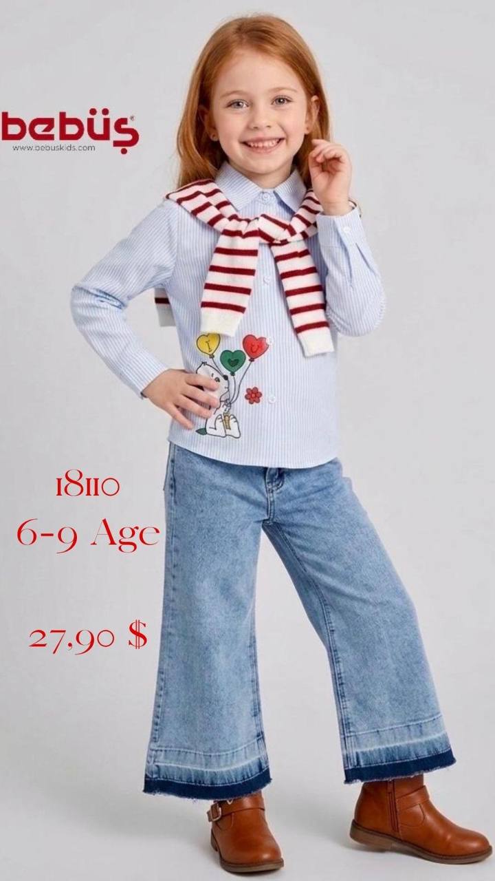Bebüş Kids 18110 toptan Kız Çocuk