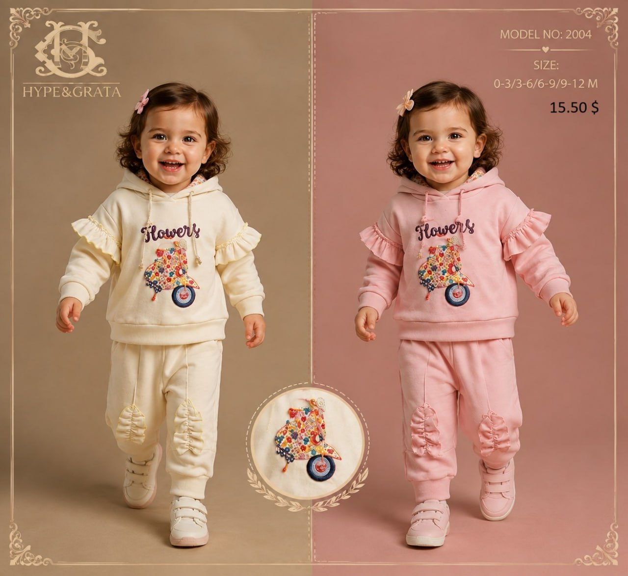 Hype&Grata Kids 2004 toptan Kız Çocuk