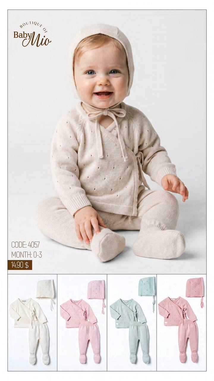 Baby Mio 4057 · Beige — Nouveau-né en gros