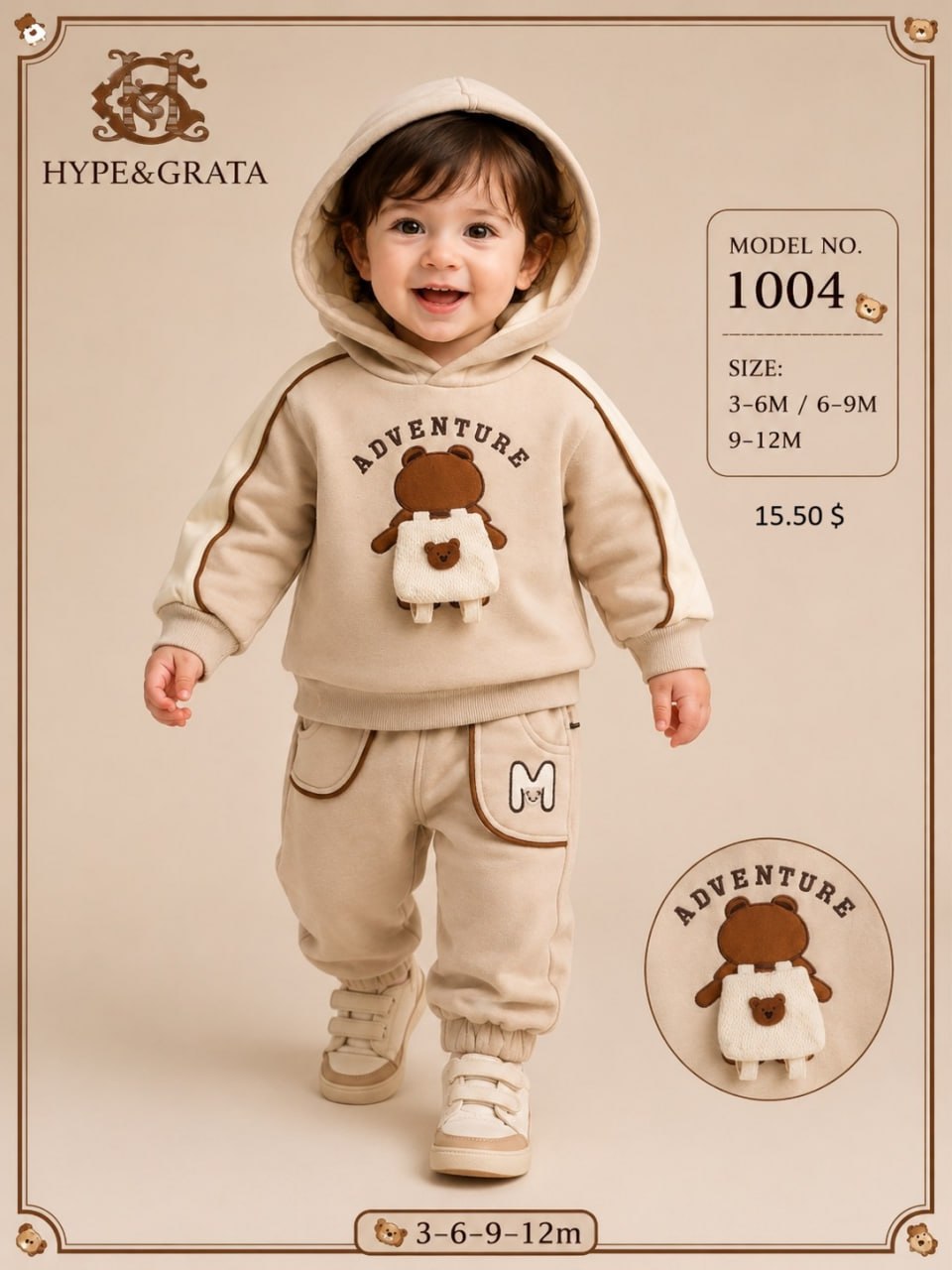 Hype&Grata Kids 1004 toptan Erkek Çocuk