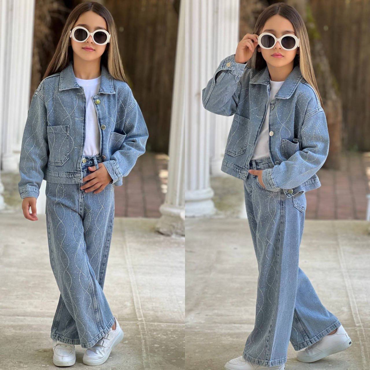Surprise Kids 7003 · Açık mavi toptan Kız Çocuk