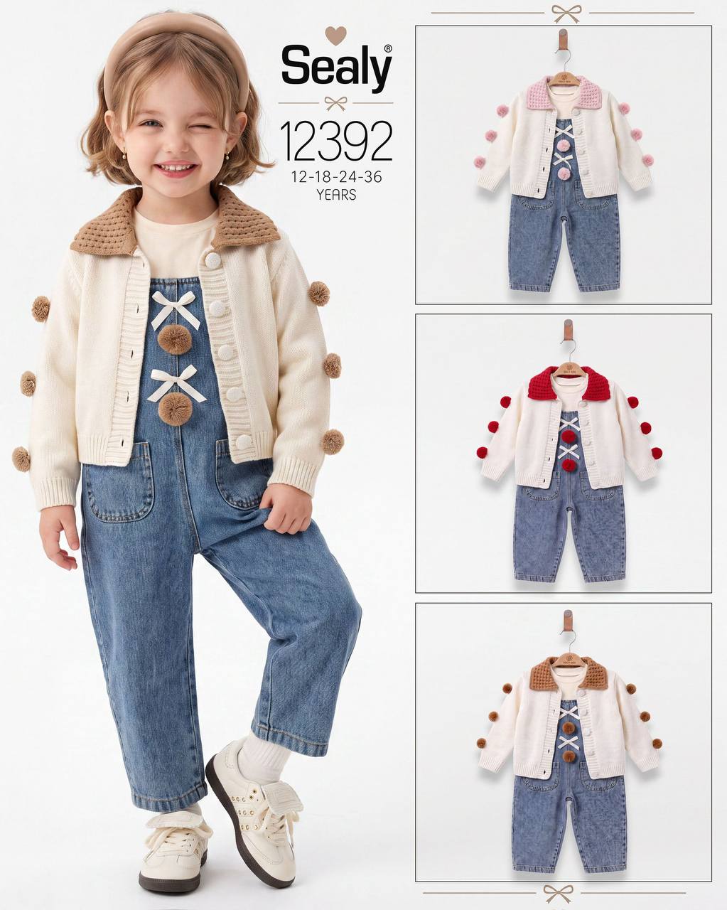 Sealy Kids 12392 · Бежевый — Девочки оптом