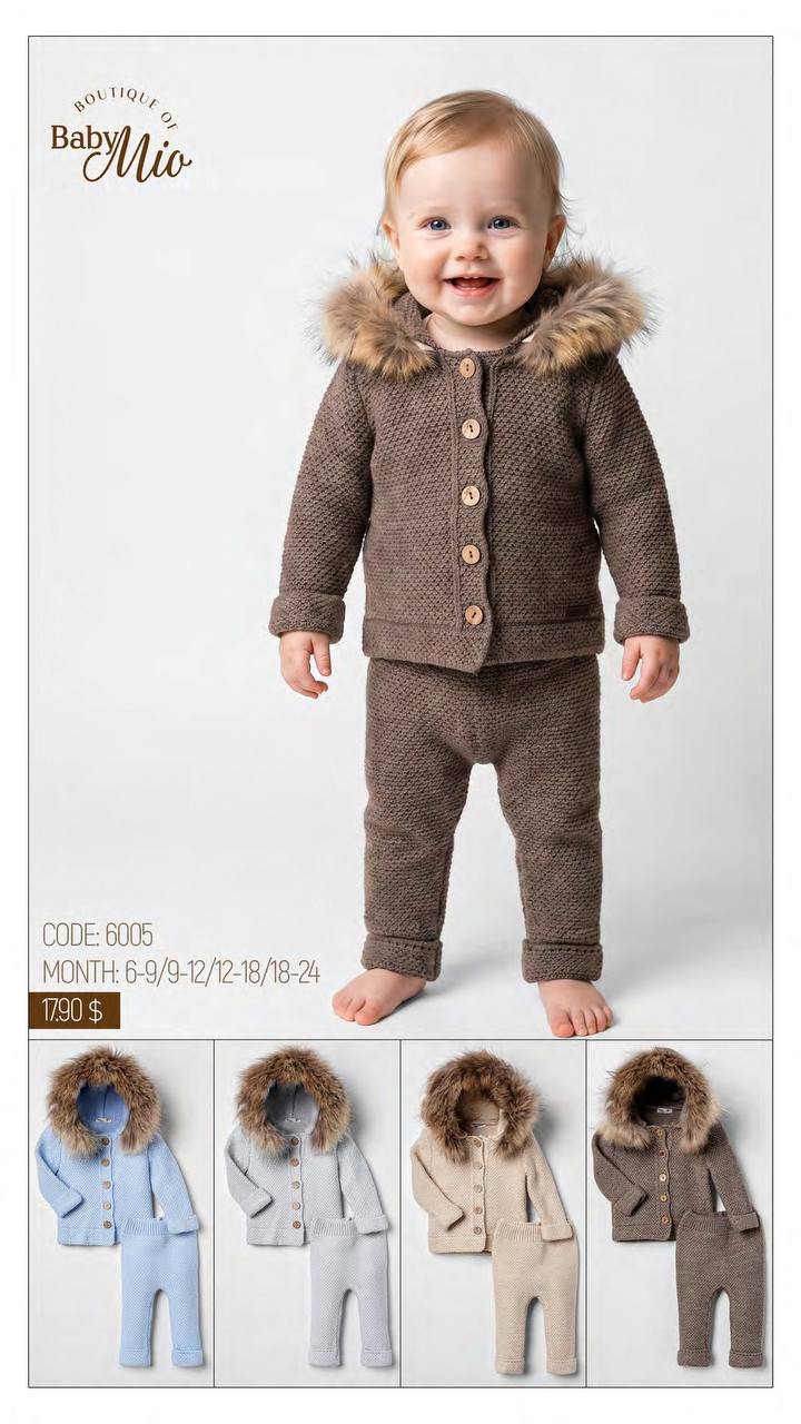 Baby Mio 6005 · Light blue wholesale Newborn