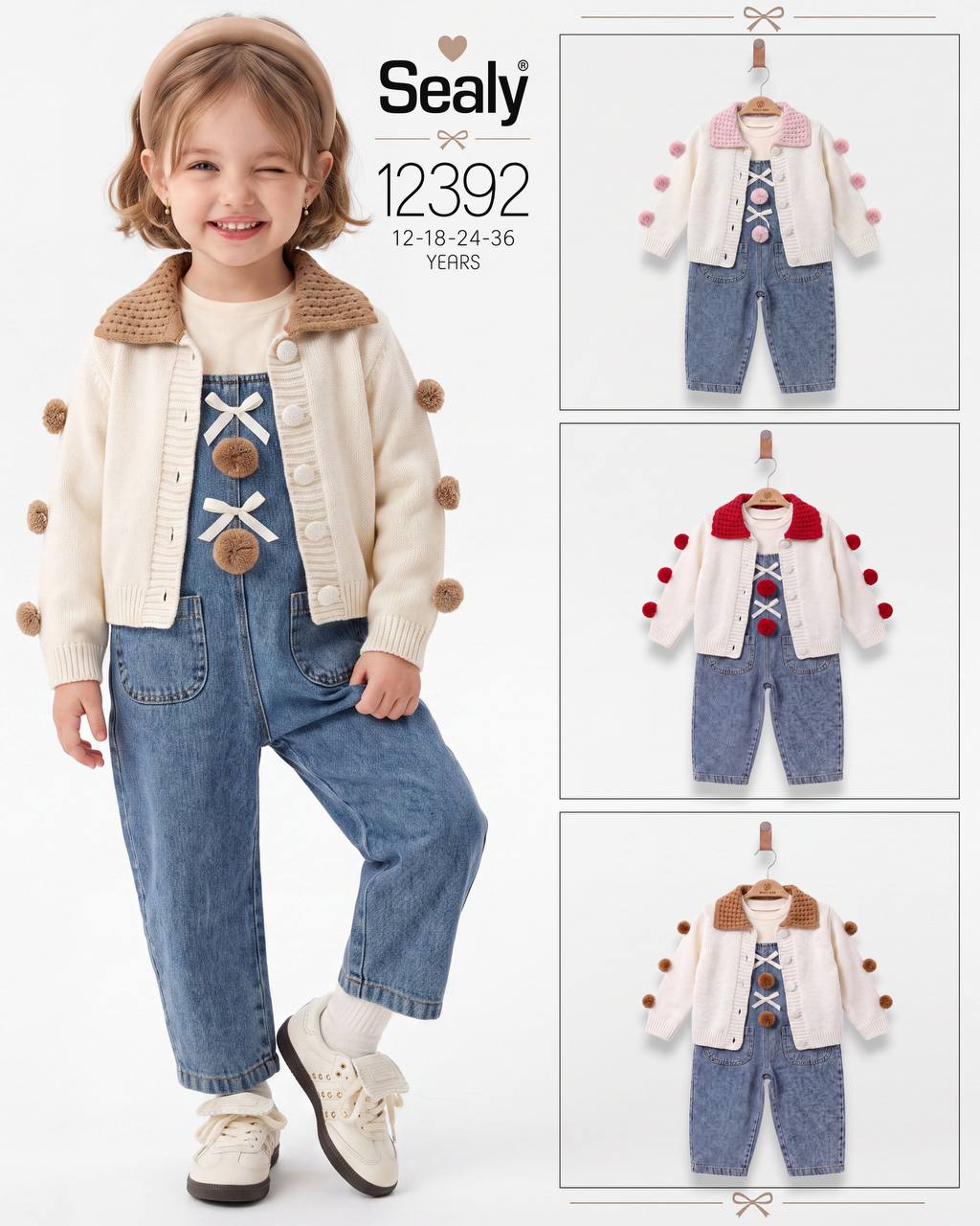 Sealy Kids 12292 · Kahverengi toptan Kız Çocuk