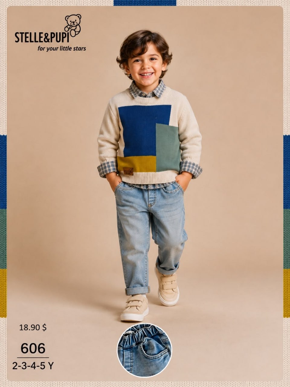 Stelle & Pupi Kids 606 — Garçons en gros