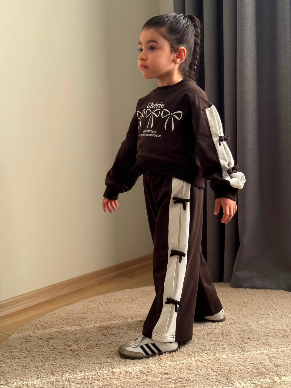 Boy Boy Kids 1011 · Kahverengi toptan Kız Çocuk