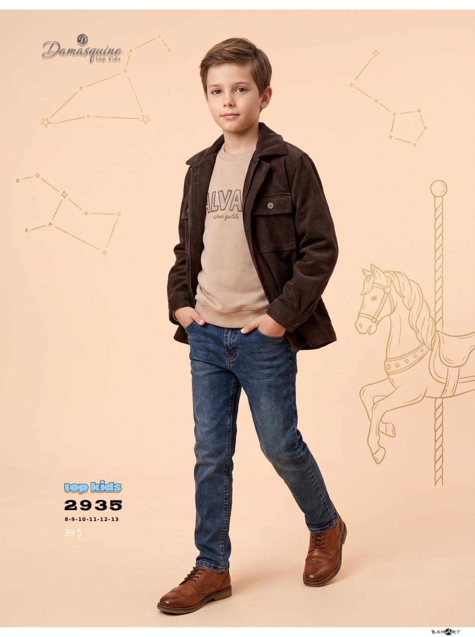 Damasquino Kids 2935 toptan Erkek Çocuk